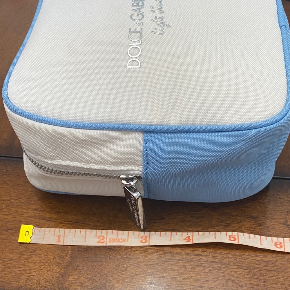 Dolce & Gabbana White and Blue Perfume Travel Pouch - Picture 9 of 10